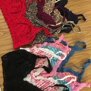 9 bralette bundle!! Hanky Panky
